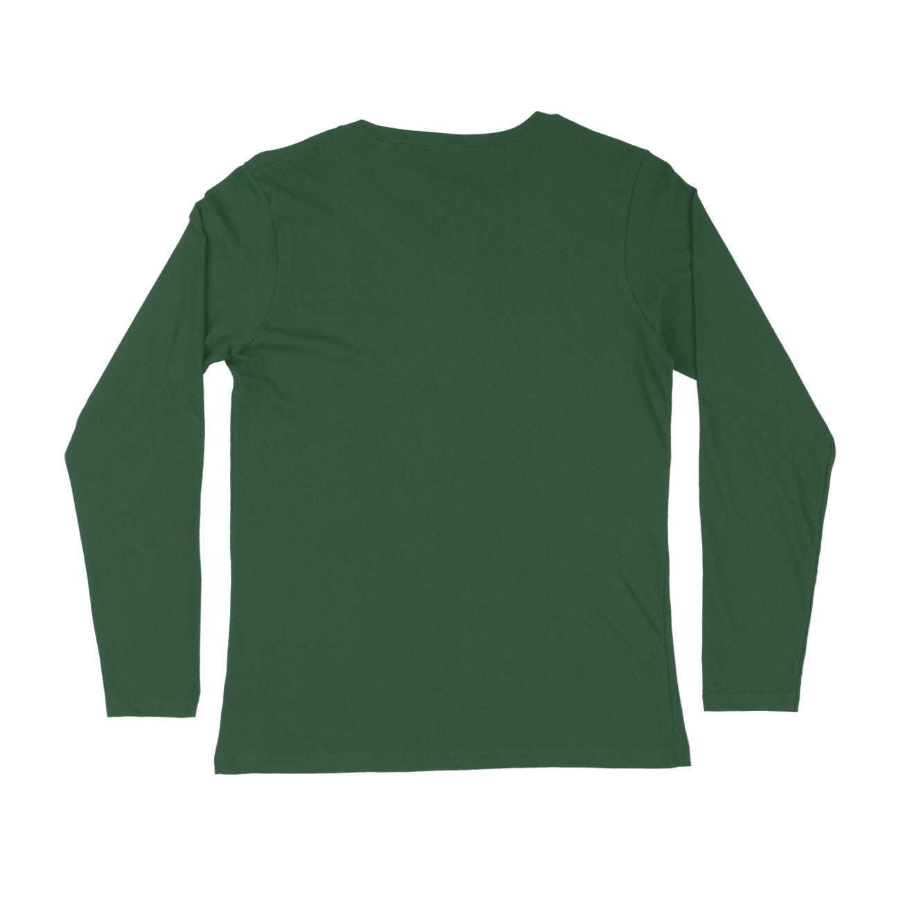 Men's Olive Green Chill Graphic Printed Full Sleeve T-shirt - Printed Cave