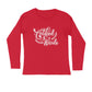 Men's Red Certified Weirdo Graphic Printed Full Sleeve T-shirt - Printed Cave