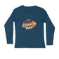 Men's Navy Blue The Super Common Man Graphic Printed Full Sleeve T-shirt - Printed Cave
