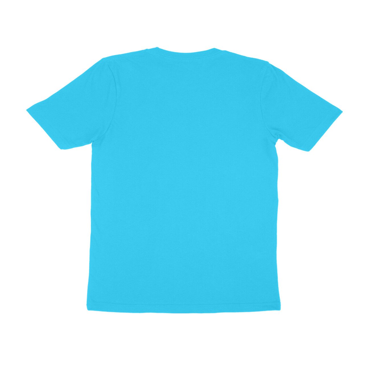 Men's Sky Blue OK Graphic Printed T-shirt - Printed Cave