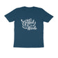 Men's Navy Blue Certified Weirdo Graphic Printed T-shirt - Printed Cave
