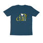 Men's Navy Blue Chill Graphic Printed T-shirt - Printed Cave