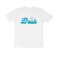 Men's White Bruh Graphic Printed T-shirt - Printed Cave