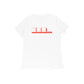 Women's White Hmm Graphic Printed T-shirt - Printed Cave