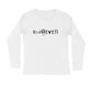 Men's White Whatever Graphic Printed Full Sleeve T-shirt - Printed Cave