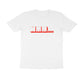 Men's White Hmm Graphic Printed T-shirt - Printed Cave