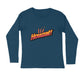 Men's Navy Blue Howzat Graphic Printed Full Sleeve T-shirt - Printed Cave