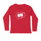 Men's Red OK Graphic Printed Full Sleeve T-shirt - Printed Cave
