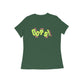 Women's Olive Green Oops Graphic Printed T-shirt - Printed Cave
