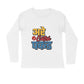 Men's White Are Catch Pakad Graphic Printed Full Sleeve T-shirt - Printed Cave