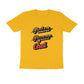 Men's Golden Yellow Paisa Pyaar Chai Graphic Printed T-shirt - Printed Cave