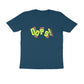 Men's Navy Blue Oops Graphic Printed T-shirt - Printed Cave