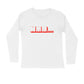 Men's White Hmm Graphic Printed Full Sleeve T-shirt - Printed Cave