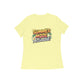 Women's Yellow Summer Mode Activated Graphic Printed T-shirt - Printed Cave