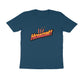Men's Navy Blue Howzat Graphic Printed T-shirt - Printed Cave