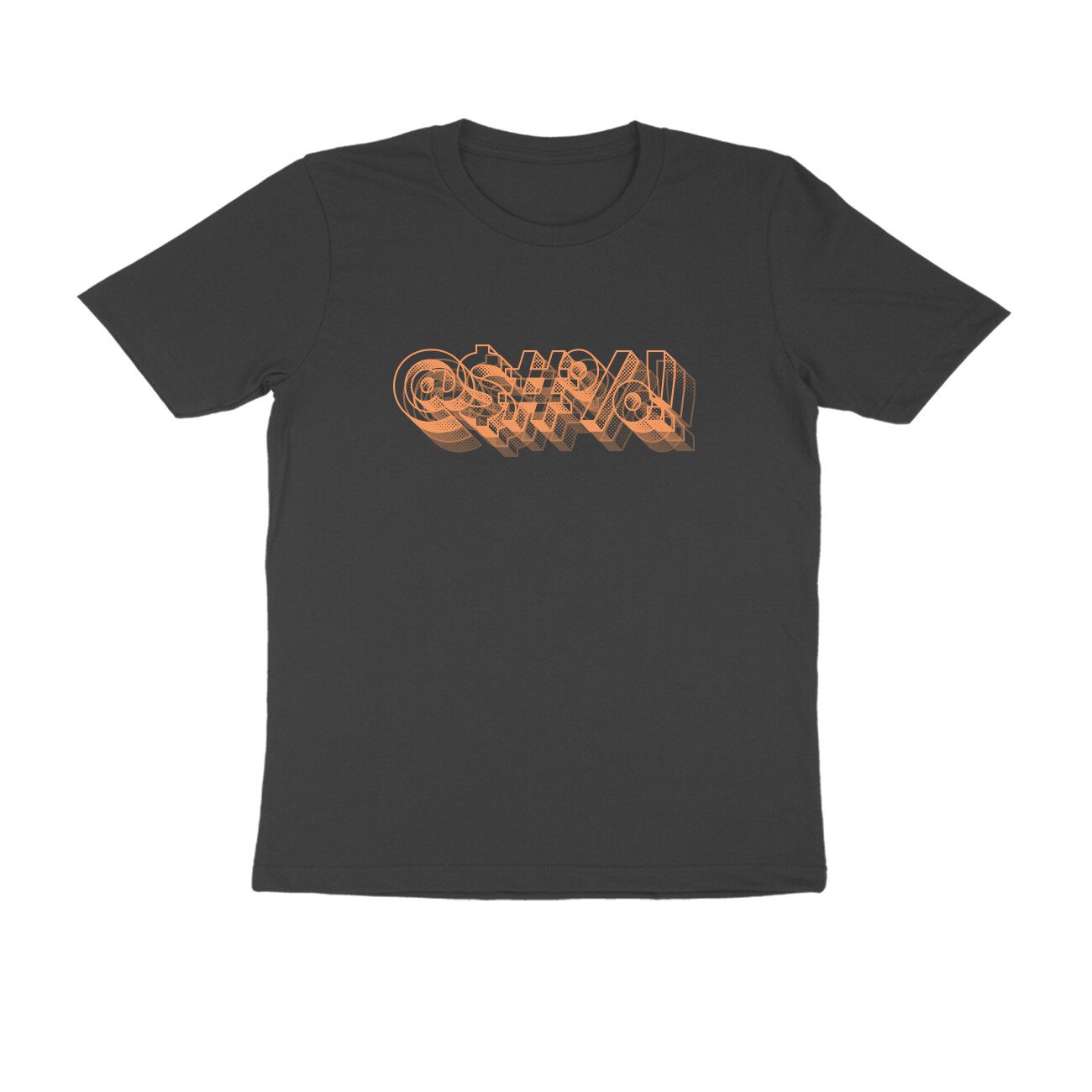 Men's Black Curse Graphic Printed T-shirt - Printed Cave