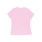 Women's Light Pink Oops Graphic Printed T-shirt - Printed Cave