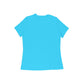 Women's Sky Blue Whatever Graphic Printed T-shirt - Printed Cave