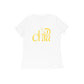 Women's White Chill Graphic Printed T-shirt - Printed Cave