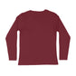 Men's Maroon Whatever Graphic Printed Full Sleeve T-shirt - Printed Cave