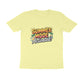 Men's Yellow Summer Mode Activated Graphic Printed T-shirt - Printed Cave