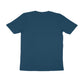 Men's Navy Blue Sun, Sea, aur Sukoon Graphic Printed T-shirt - Printed Cave
