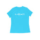 Women's Sky Blue Whatever Graphic Printed T-shirt - Printed Cave