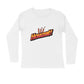 Men's White Howzat Graphic Printed Full Sleeve T-shirt - Printed Cave