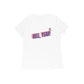 Women's White Hell Yeah Graphic Printed T-shirt - Printed Cave