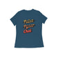 Women's Navy Blue Paisa Pyaar Chai Graphic Printed T-shirt - Printed Cave