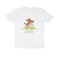 Men's White Rider Graphic Printed T-shirt - Printed Cave