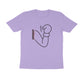 Men's Iris Lavender Uppercut Graphic Printed T-shirt - Printed Cave