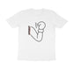 Men's White Uppercut Graphic Printed T-shirt - Printed Cave