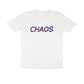 Men's White Chaos Graphic Printed T-shirt - Printed Cave