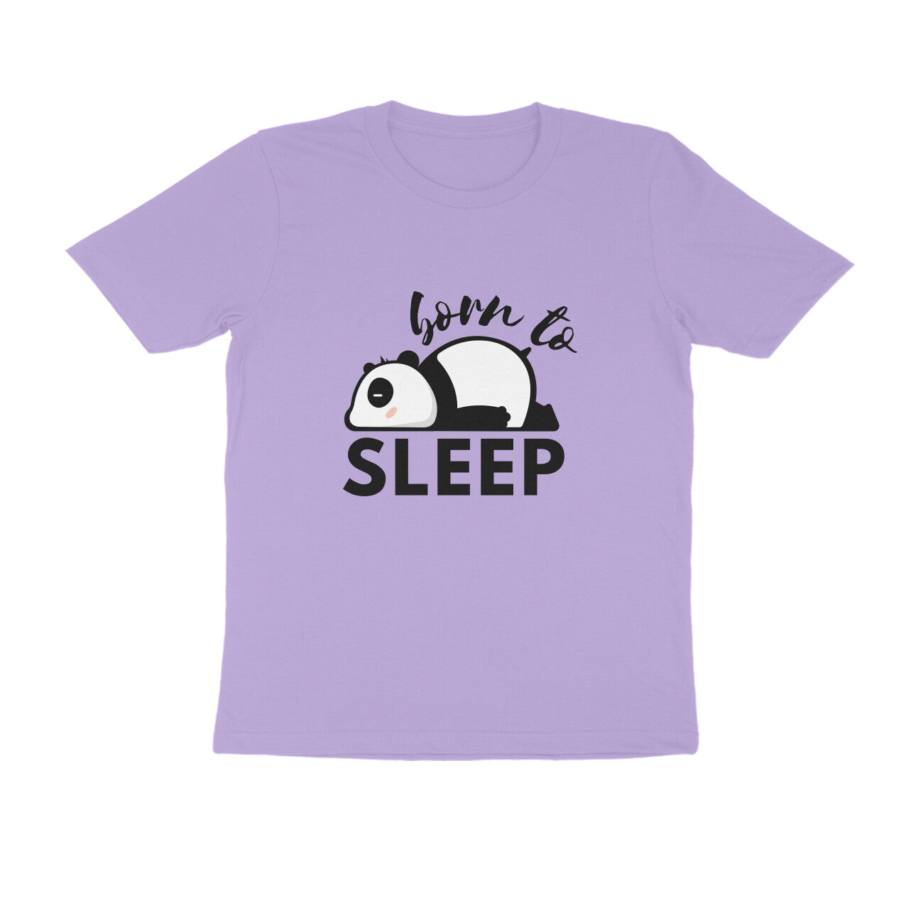 Men's Iris Lavender Born to Sleep Graphic Printed T-shirt - Printed Cave