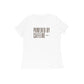 Women's White Powered by Caffeine Graphic Printed T-shirt - Printed Cave