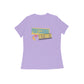 Women's Iris Lavender Professional Overthinker Graphic Printed T-shirt - Printed Cave