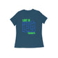 Women's Navy Blue Lost in Thoughts Graphic Printed T-shirt - Printed Cave