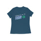 Women's Navy Blue Teleport me to Friday Graphic Printed T-shirt - Printed Cave