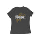 Women's Black Priyatamah Graphic Printed T-shirt - Printed Cave