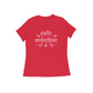 Women's Red Sanhatih Karyasadhika Graphic Printed T-shirt - Printed Cave